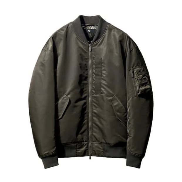 유니클로 질샌더 ma-1 그레이