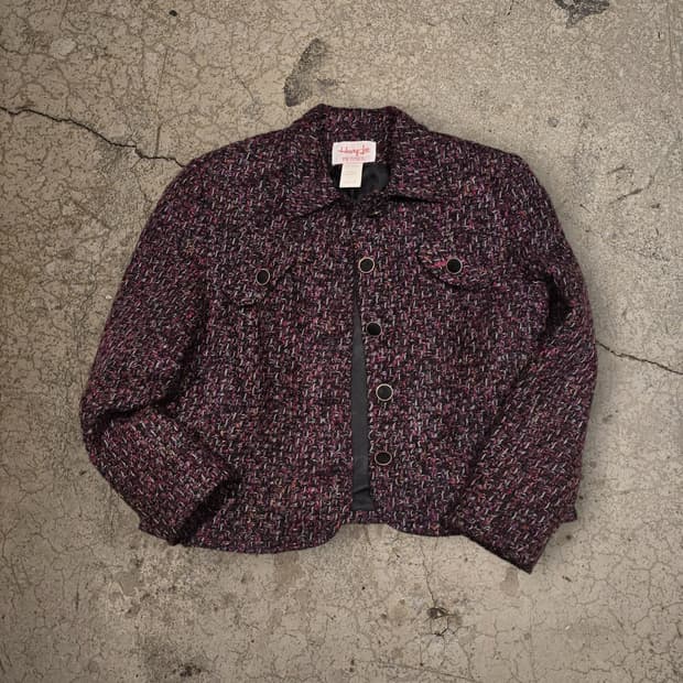 70s 트위드 블레이저 MADE IN USA