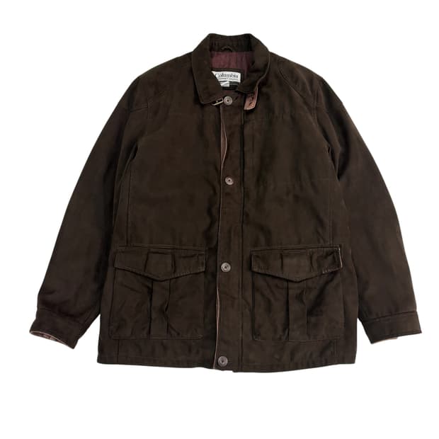 컬럼비아 스웨이드 엘보우패치 자켓