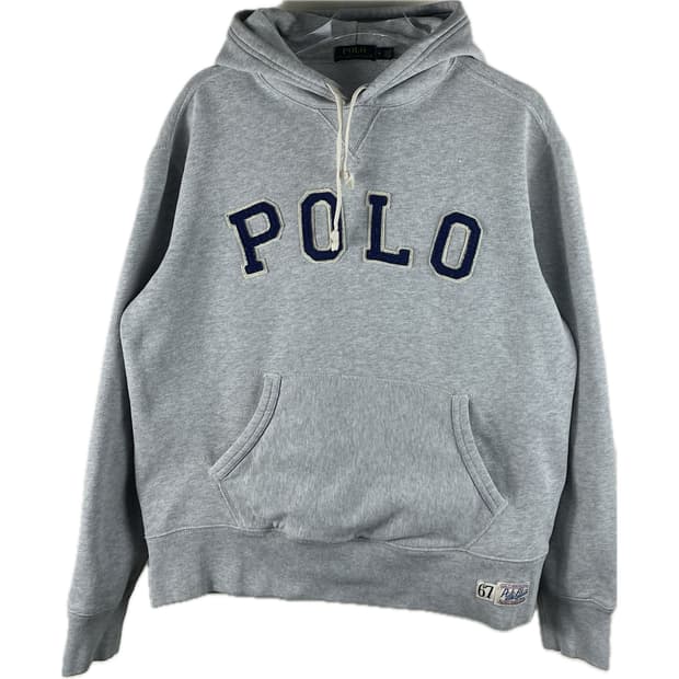 [M] 폴로 랄프로렌 코튼 자수로고 후드 티
