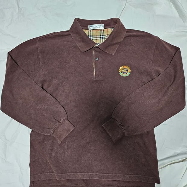 버버리 그래니룩 핀터깔 노바체크 pk티 카라티 S