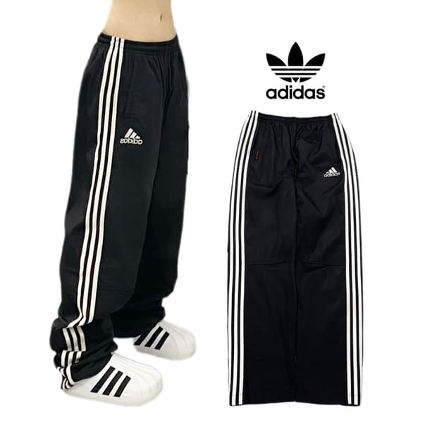 아디다스 00s 삼선 올드스쿨 바람막이 트랙팬츠