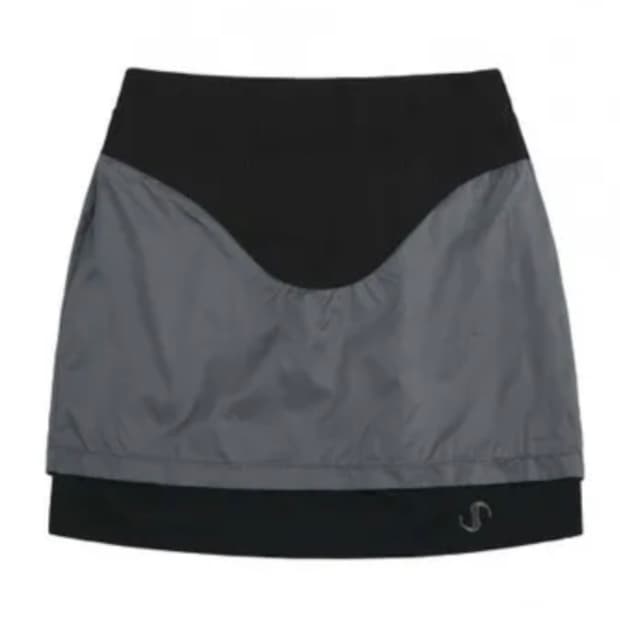 오호스 스커트 Layered Yoke Skirt / Black