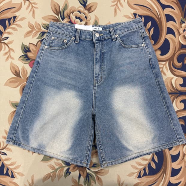 (M)언틸비 Until B 워싱 데님 반바지(새상품)