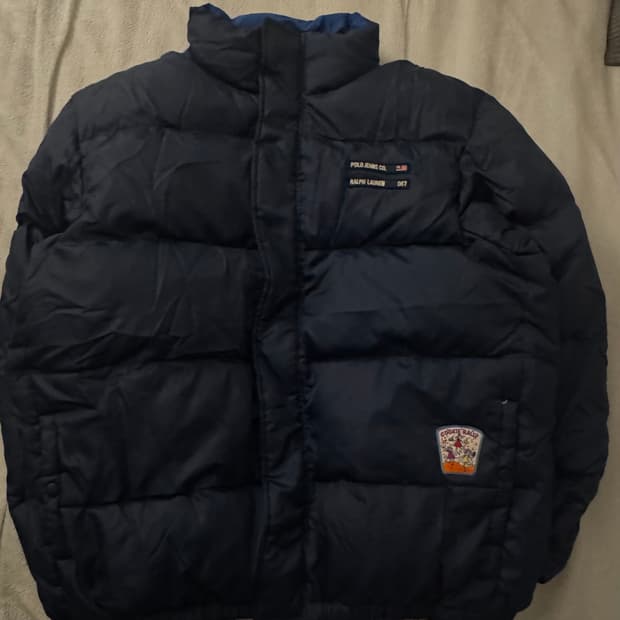 폴로진스 올드스쿨 네이비패딩