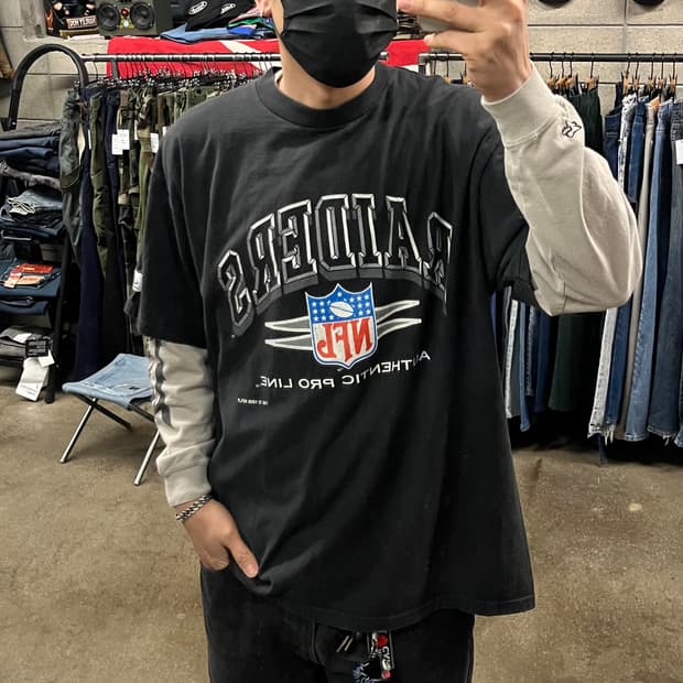 90s NFL 오클랜드 레이더스 티셔츠 (110)