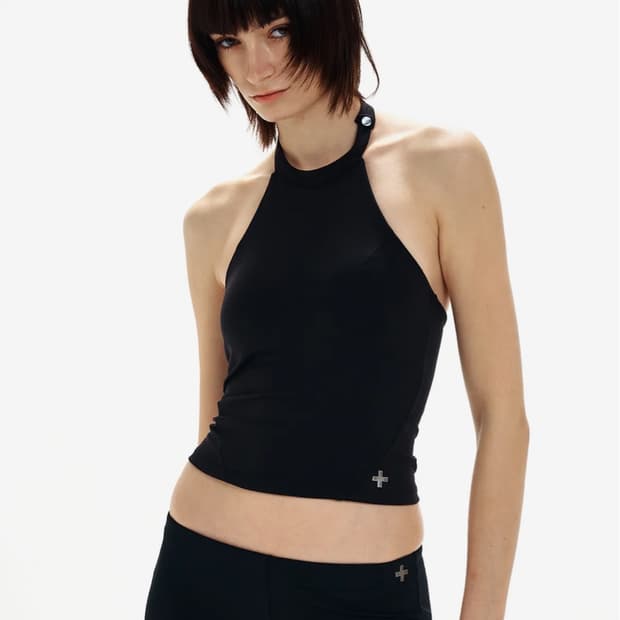 2000 archives LYRA HALTER CAMI (BLACK)