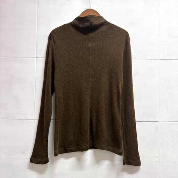 The Cenozoic 카키브라운 니트 목폴라 JPN