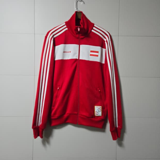 아디다스 오스트리아 트랙탑 저지 표기 105 (실측은 참조)