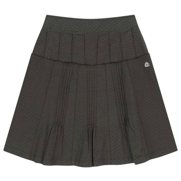 코이세이오 플라워 핀턱 스커트