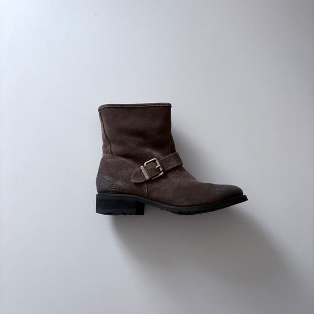 디젤 퍼 라이닝 스웨이드 윈터 부츠