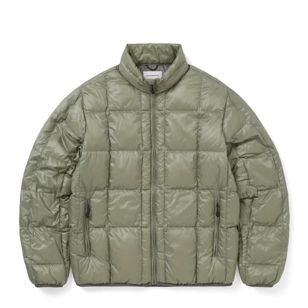 디스이즈네버댓 Light Down Jacket Dark Sage M사이즈