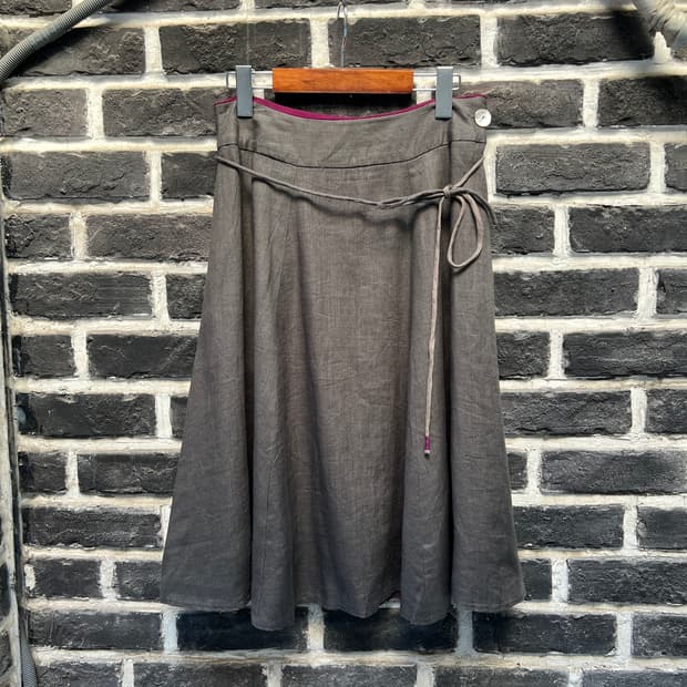 Pallas palace 린넨 플레어 스커트