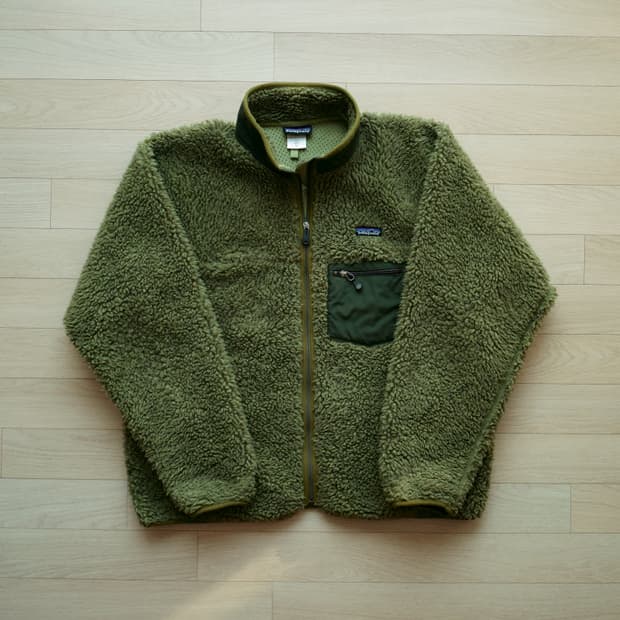 04년 파타고니아 딥파일 레트로 카디건 '모스그린' XL