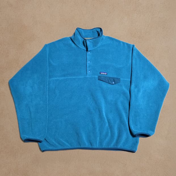 (XL)파타고니아 블루틸 컬러 신칠라 플리스 Teal Blue