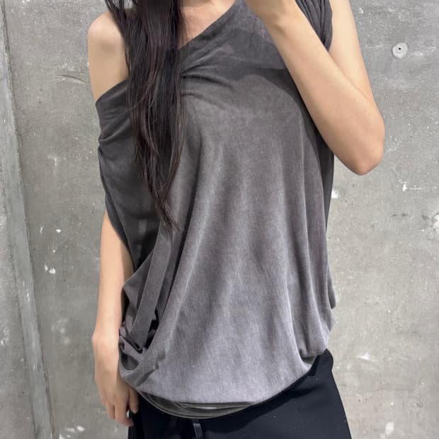 Vivienne Westwood 비비안웨스트우드 차콜 언발 원피스
