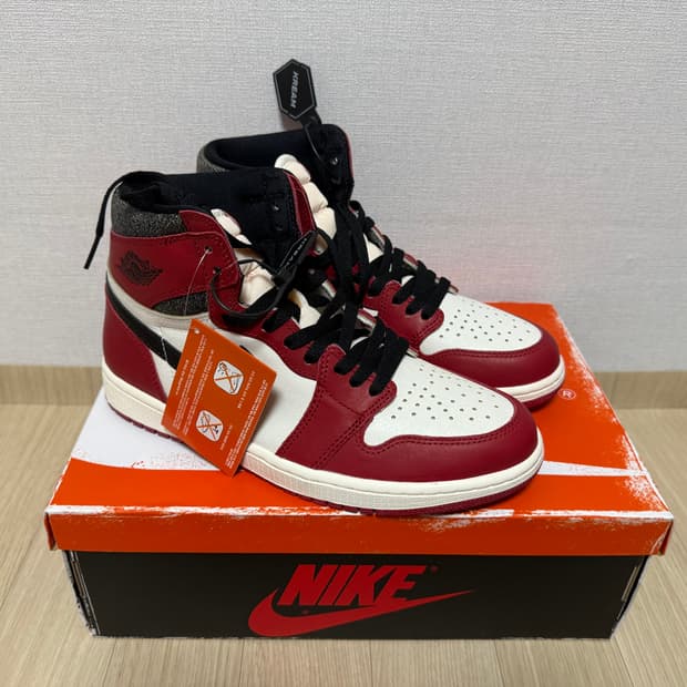에어 조던 1 레트로 하이 OG 시카고 2022 265 새상품