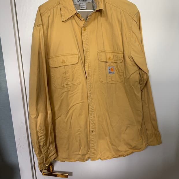 칼하트 트윌 코튼 워크 셔츠 XL