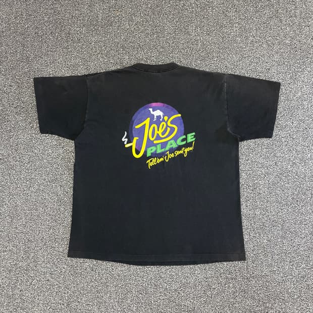 90s 빈티지 카멜 joe 티셔츠  XL