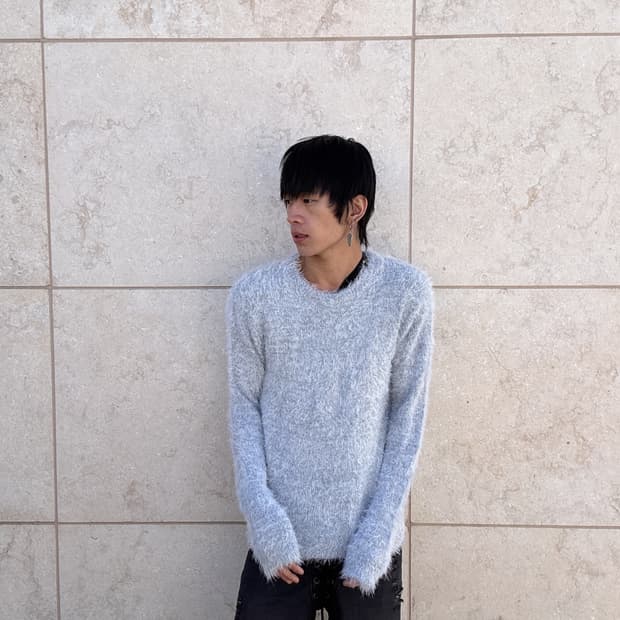 y2k Silver Fur Sleeve