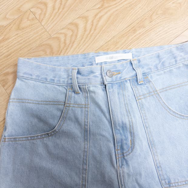 MPa PAINTER DENIM PANTS(STEEL BLUE)  M