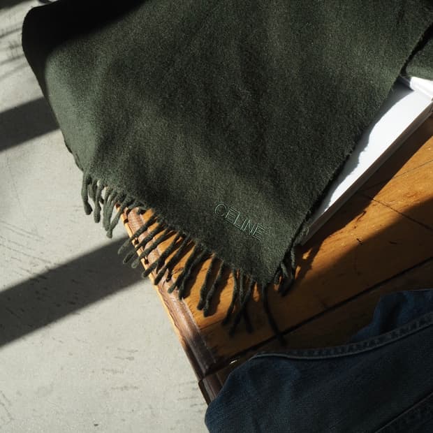 CELINE cashmere muffler 