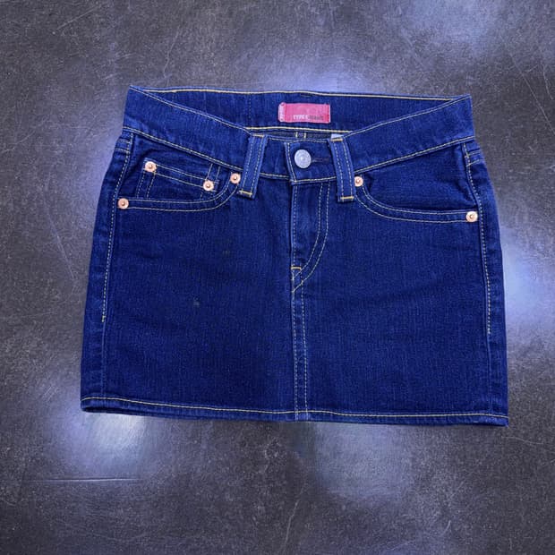 리바이스 타입원 00's 데님 미니 스커트 XS