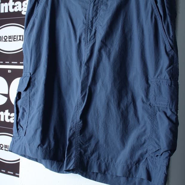 (L-XL) 컬럼비아 반바지 팬츠 카고 나일론 밴딩 블루-P10078