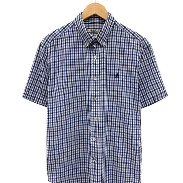빈폴 린넨 반팔 체크 셔츠 (XL)