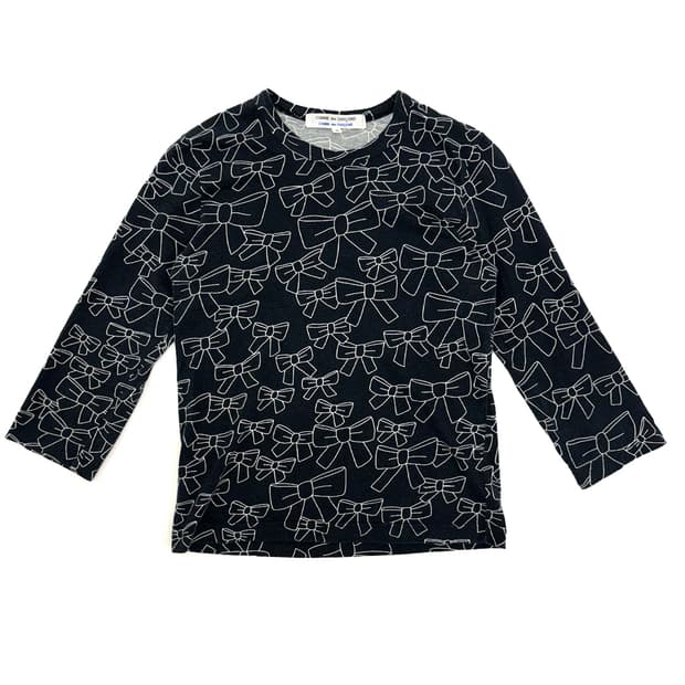 Comme des Garçons Ribbon Print Top/ Xs