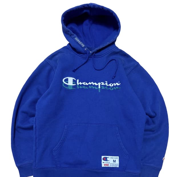 슈프림 챔피온 해비코튼 후드티