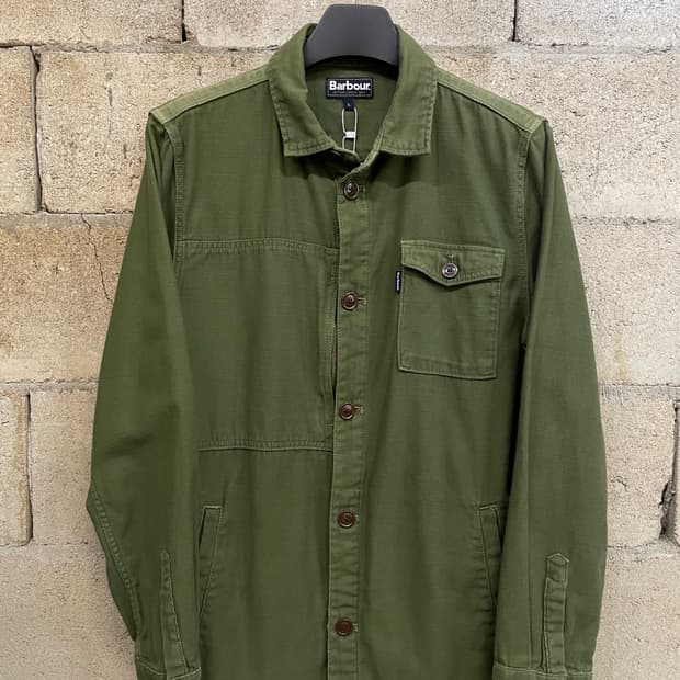 바버 시튼 오버 셔츠 자켓