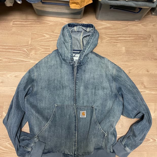 칼하트 데님 후드