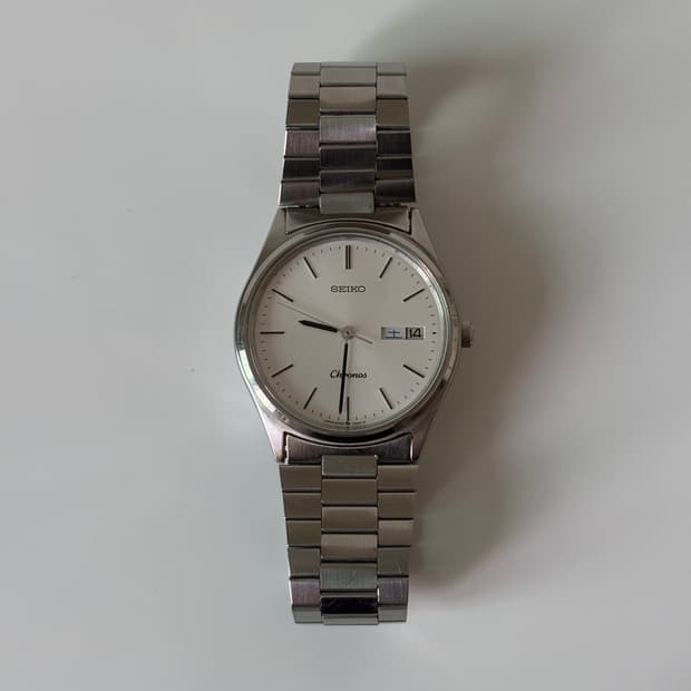 1980s Chronos Silver Quartz