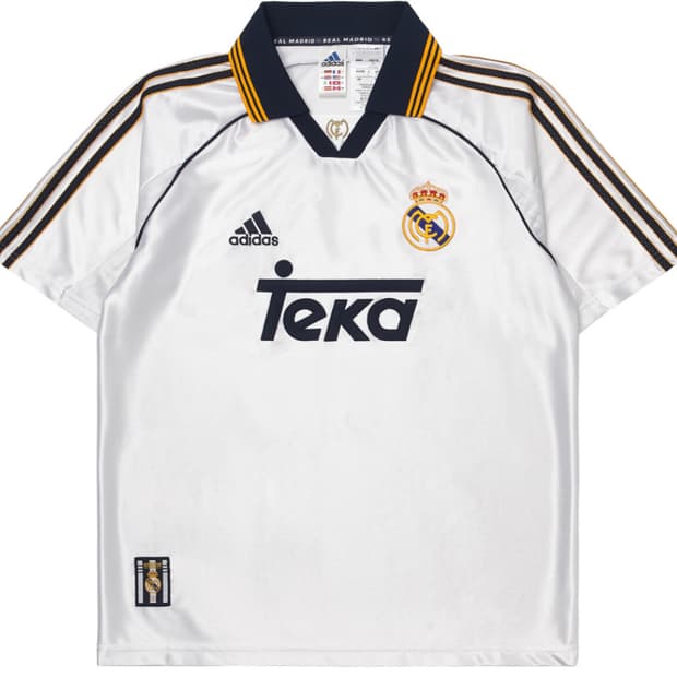 (사이즈문의) 아디다스 레알 마드리드 99/00 홈 저지 화이트