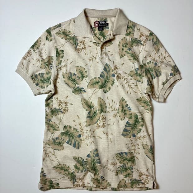 챕스 랄프로렌 트로피칼 투 버튼 카라 반팔 티셔츠 PN9103