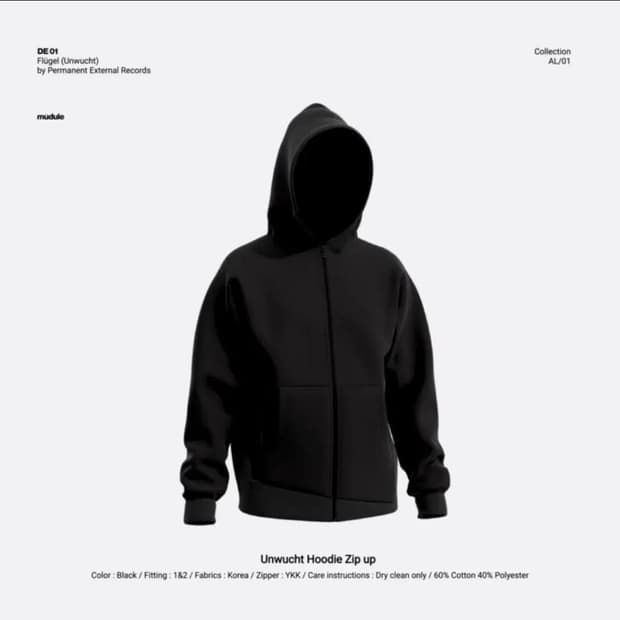 Mudule Unwucht Hoodie Zip Up