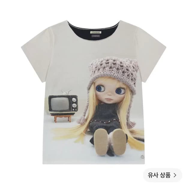 코이세이오 브라이스 블라이스 돌 그래픽 원피스 반팔티 샵페어리