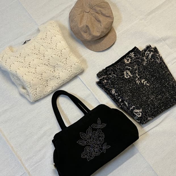 [일본빈티지] 울 90% 뽀용니트