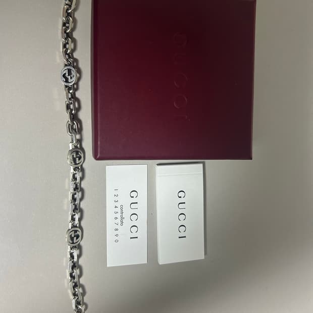 19호)구찌 인터로킹 팔찌