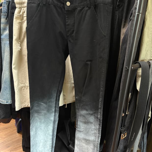 그라데이션 워싱 치노데님