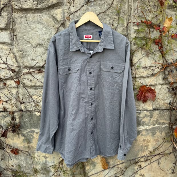 랭글러 빈티지 투포켓 워크 셔츠 2xl