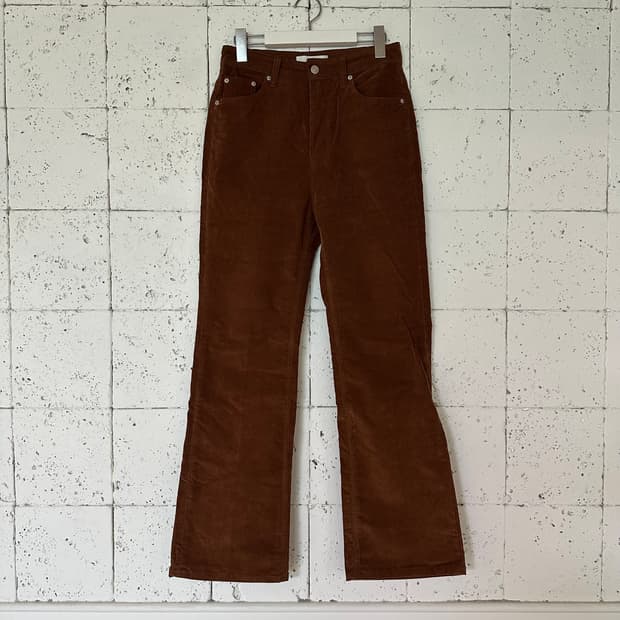 우먼M dunst 던스트 코듀로이 부츠컷 팬츠