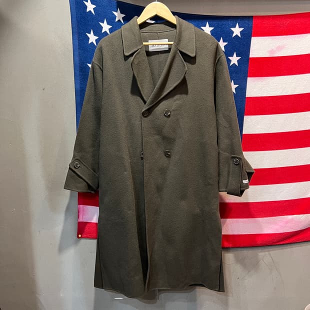 MATILDA 울 더블 코트 카키