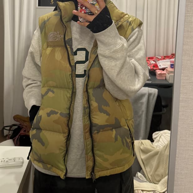 ~16일까지 할인 ! [S] 일본판 노스페이스 조끼패딩