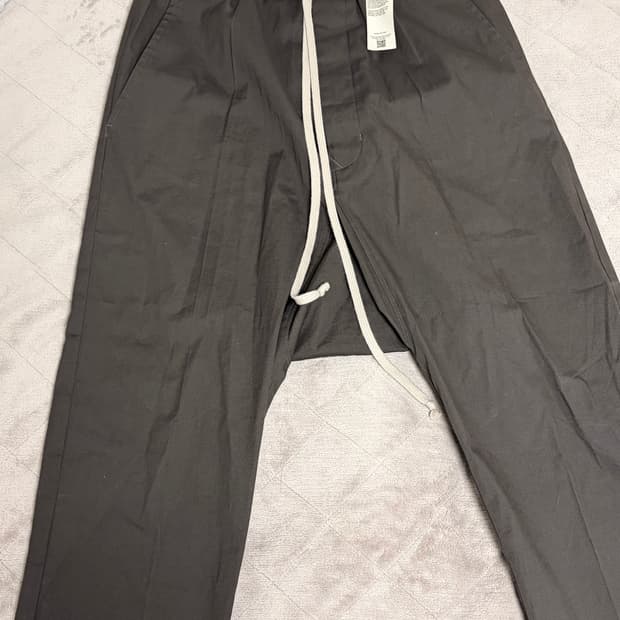 rickowens drawstring pants te(darkdust)