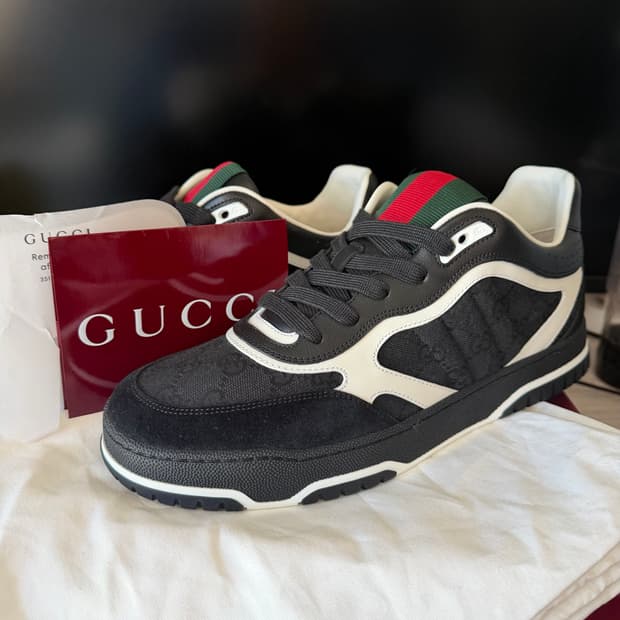 [9] 구찌 리웹 스니커즈 블랙