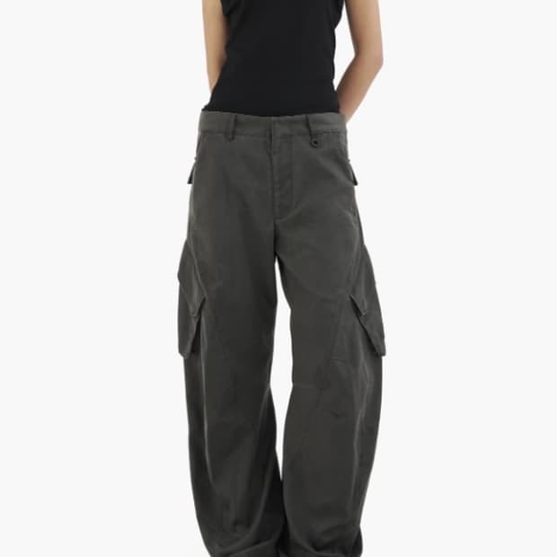 구해요) 코오롱 지용킴 아웃포켓 3D 팬츠 카키그레이 s 구해요