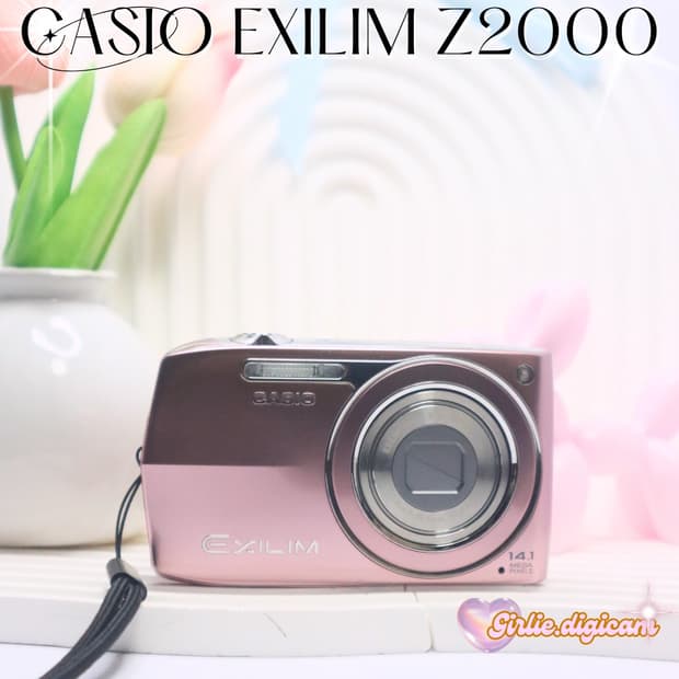 르세라핌+아일릿!) 카시오 엑슬림 EX-Z2000 베이핑크