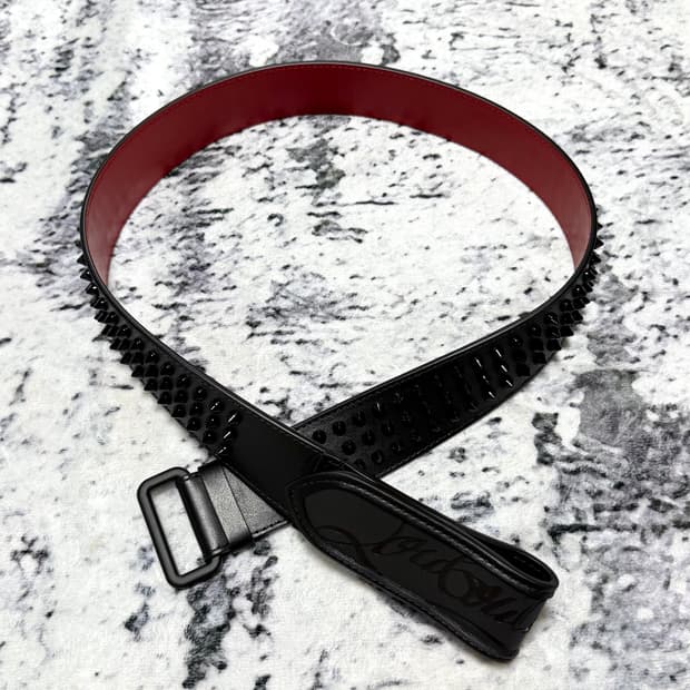 크리스찬루부탱 스파이크 벨트 90